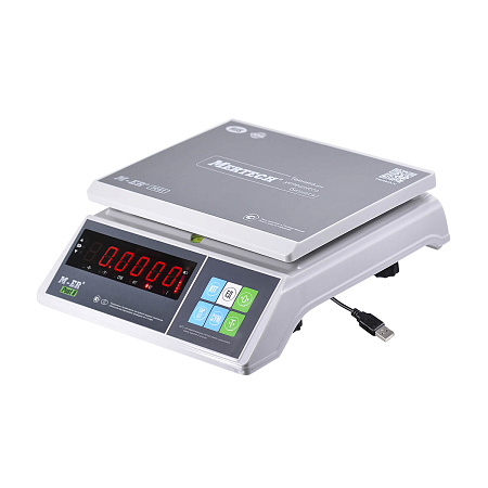 Порционные весы M-ER 326 AFU-6.01 "Post II" LED USB-COM (двойной дисплей) в лизинг