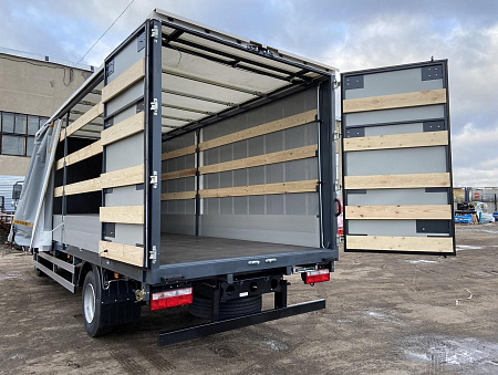 Автофургон бортовой с тентом FAW Tiger VH VUM1110; 4x2; 24.7м³