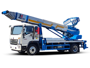 Автолифт Jiuhe 4x2 45 м на базе шасси FAW Jiefang