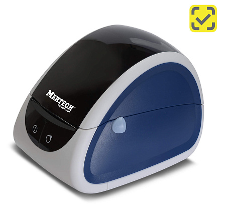 Термопринтер самоклеящихся этикеток MPRINT LP80 EVA RS232-USB White and blue в лизинг